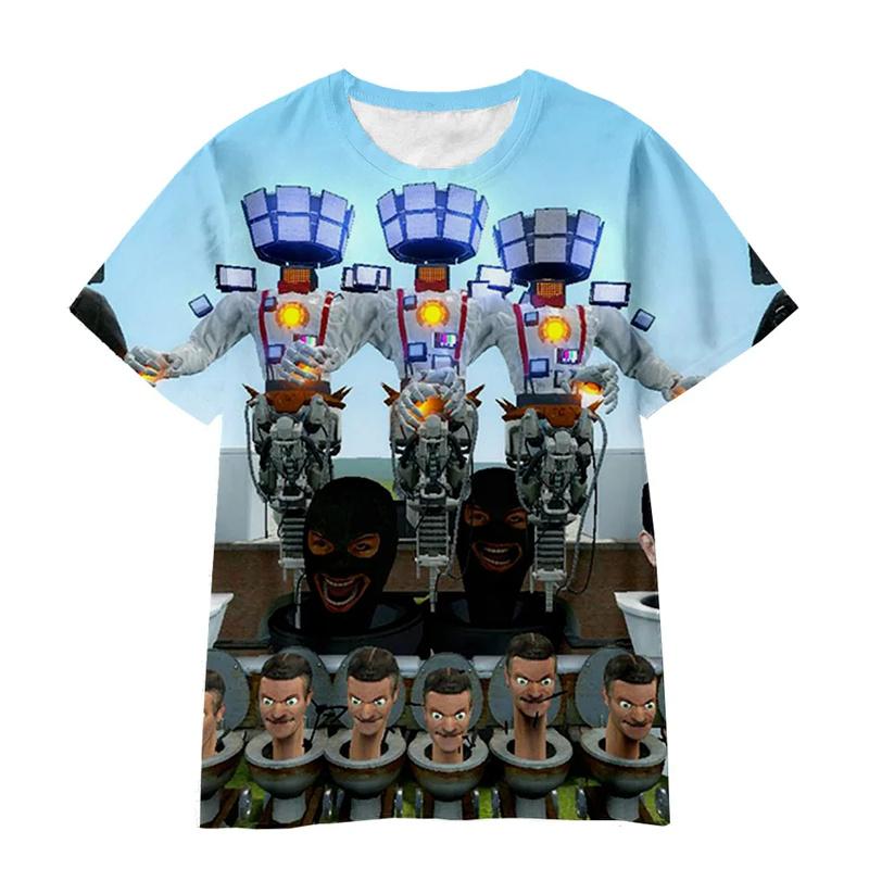 Summer 3D Printing Game Skibidi Toilet Cameraman T Shirt for Men Kid Fashion Funny Short Sleeves Vintage Clothing Tee Shirts 6XL
Summer 3D Printing Game Skibidi Toilet Cameraman T Shirt for Men Kid Fashion Funny Short Sleeves Vintage Clothing Tee Shirts 6XL