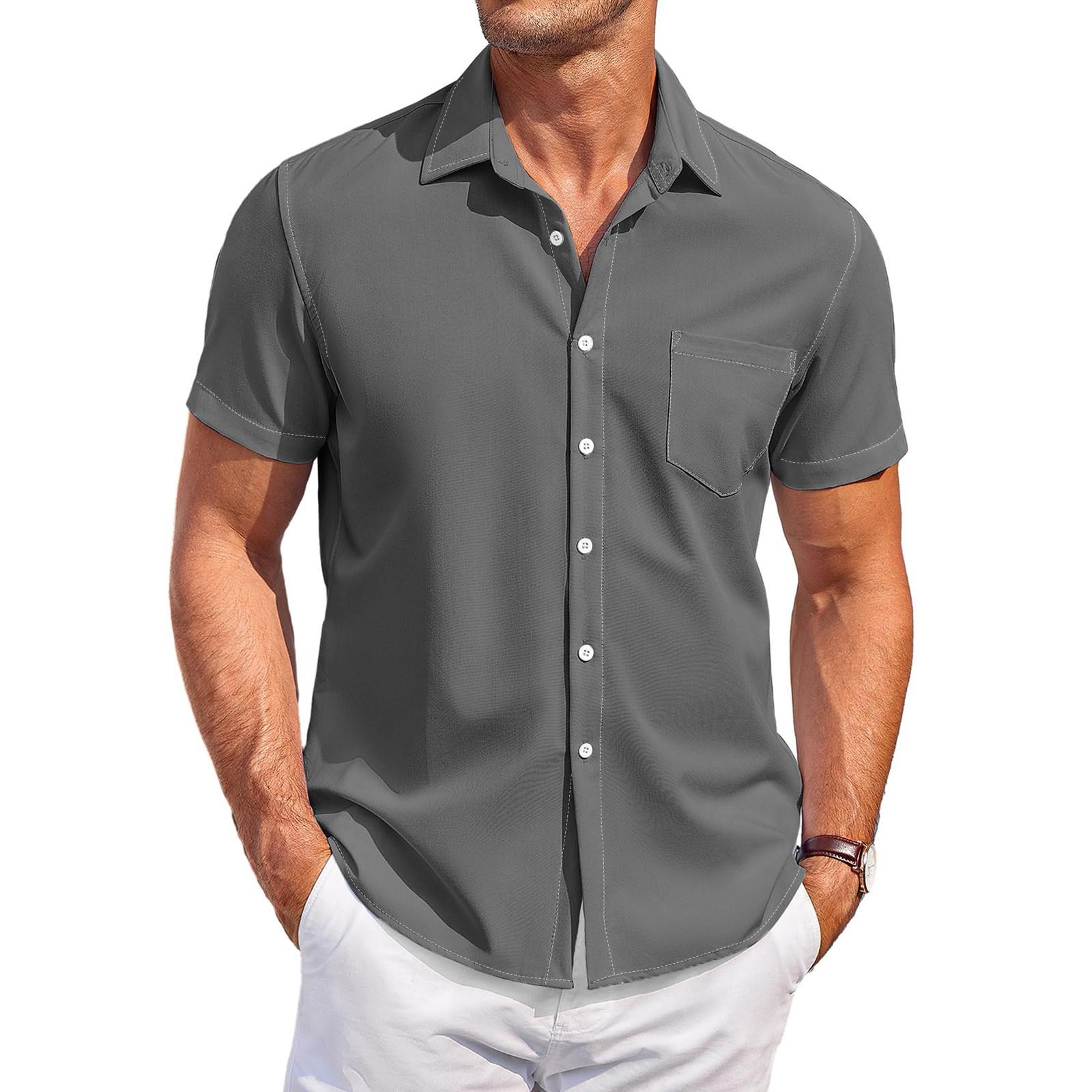 Men s Vintage Button Down Bowling Shirts Short Sleeve Summer Beach Shirt L
Men s Vintage Button Down Bowling Shirts Short Sleeve Summer Beach Shirt L
