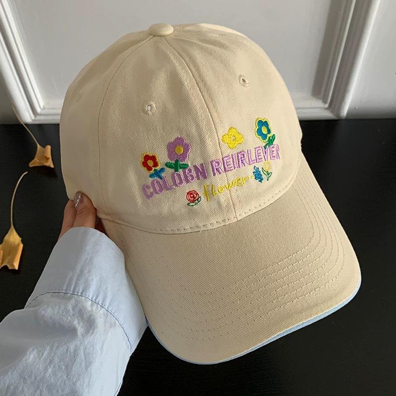 Women Embroidery Flowers Baseball Cap Sweet Cotton Outdoor Snapback Visors Peaked Hat Korean Letter Solid Color Outdoor Sun Hat хакі
Women Embroidery Flowers Baseball Cap Sweet Cotton Outdoor Snapback Visors Peaked Hat Korean Letter Solid Color Outdoor Sun Hat хакі