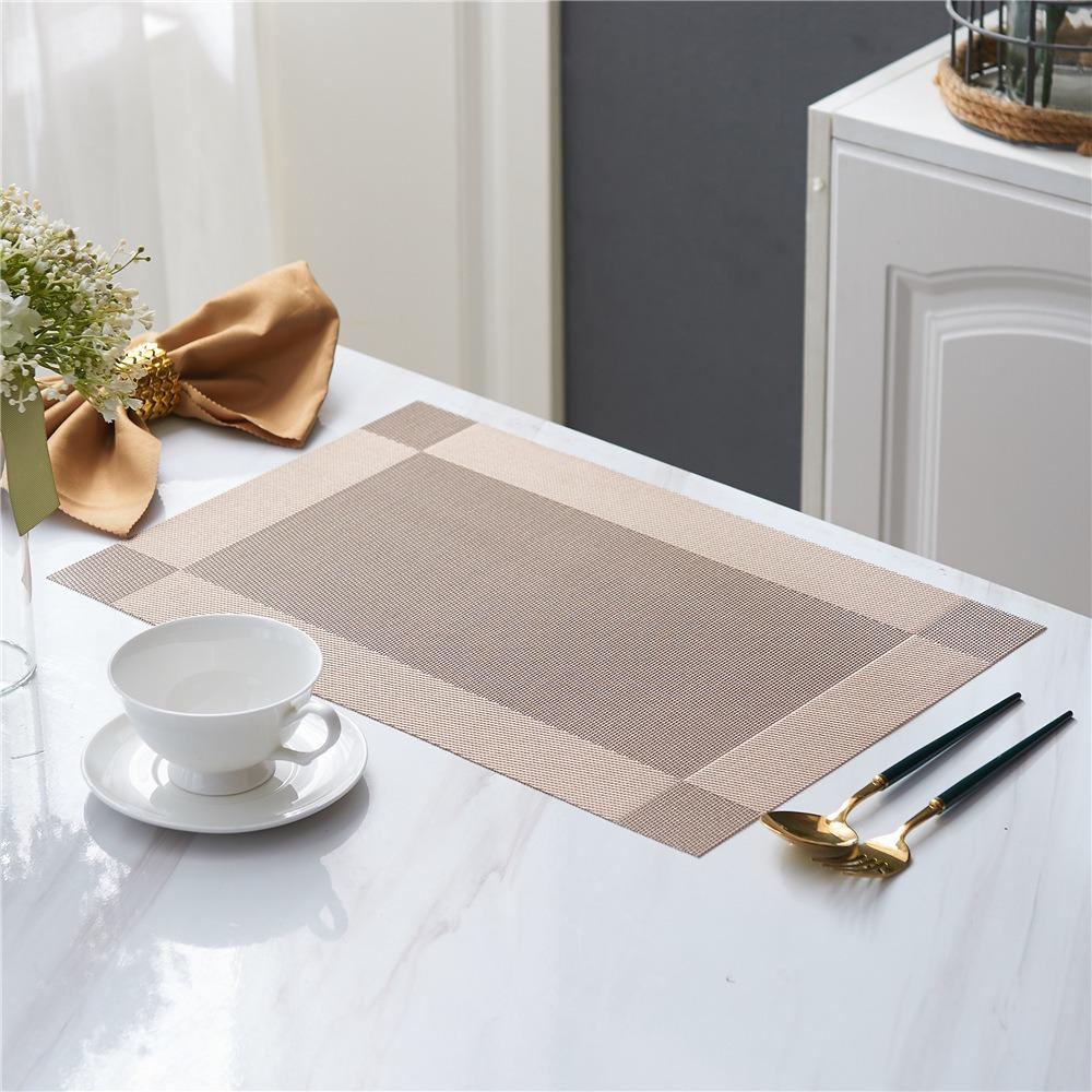 6pcs Heat-resistant Dining Table Mat Non Slip Bowl Pad Washable Party Placemat Restaurants срібний
6pcs Heat-resistant Dining Table Mat Non Slip Bowl Pad Washable Party Placemat Restaurants срібний