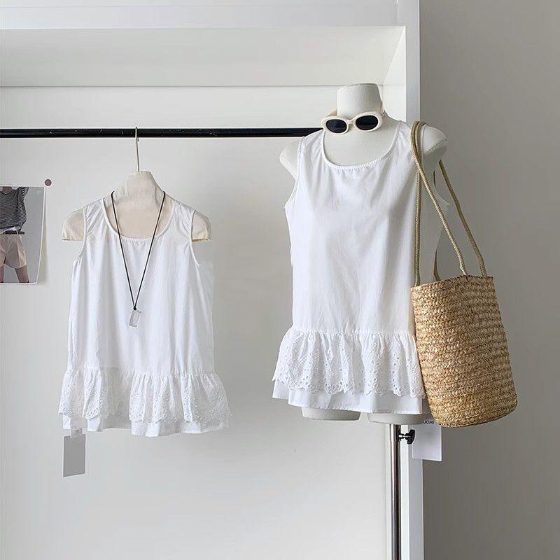 Women s Lace Trim Patchwork Ballet Camisole: Korean Style Sleeveless Summer Top Medium белый
Women s Lace Trim Patchwork Ballet Camisole: Korean Style Sleeveless Summer Top Medium белый