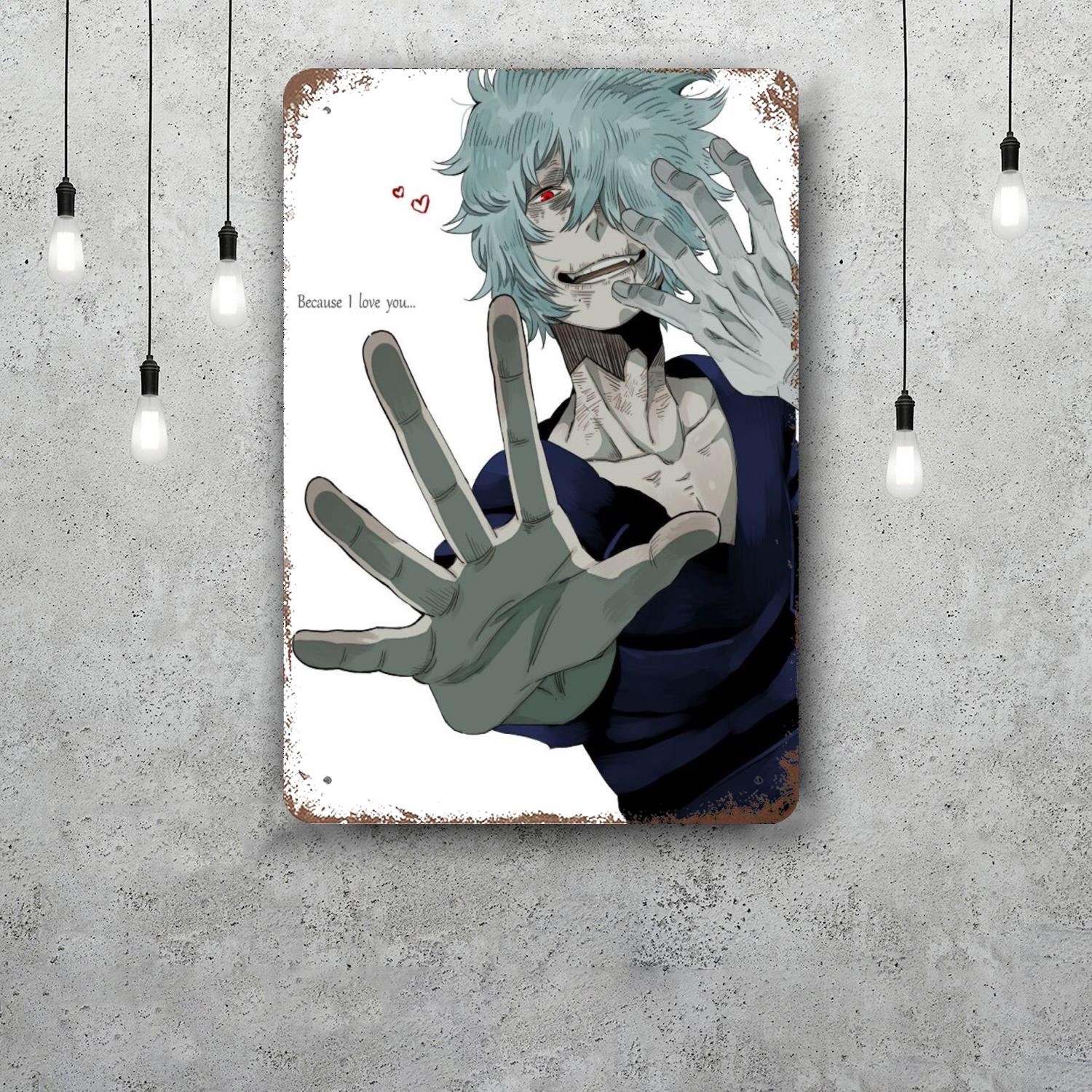 shigaraki anime Classic Poster Rusty Metal Plaque Retro Decorative Plate Bar Man Cave Garage Club Metal Sign Wall Decoration 20x30cm(7.8x11.8inch)
shigaraki anime Classic Poster Rusty Metal Plaque Retro Decorative Plate Bar Man Cave Garage Club Metal Sign Wall Decoration 20x30cm(7.8x11.8inch)