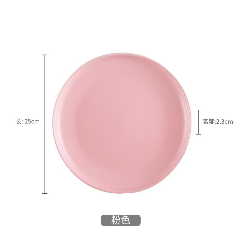 10 Inch Nordic Matte Color Glazed Round Plate Ceramic Western Plate Pizza Breakfast Pure Color Pasta Tableware
10 Inch Nordic Matte Color Glazed Round Plate Ceramic Western Plate Pizza Breakfast Pure Color Pasta Tableware