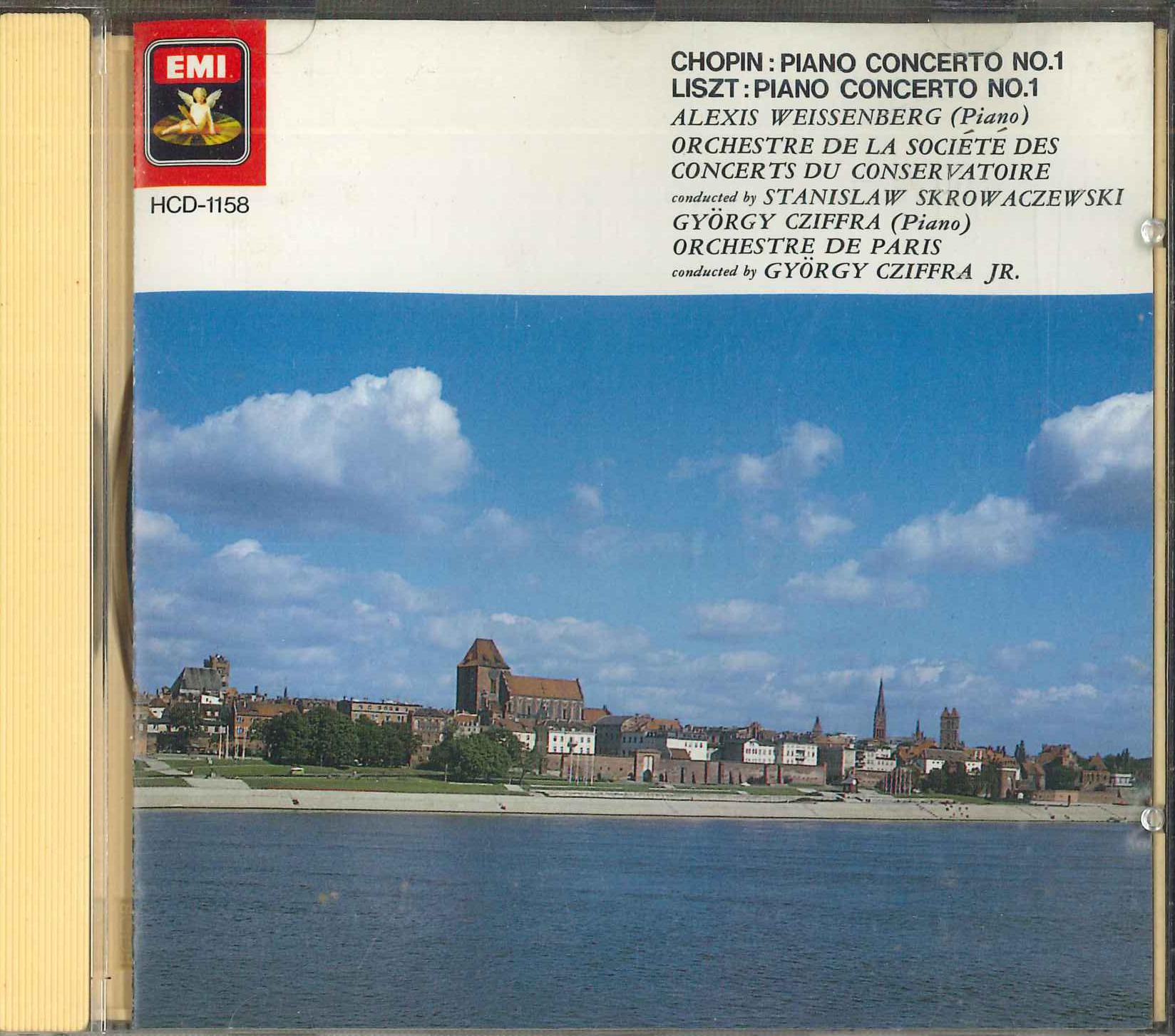 CD STANISLAW SKROW ACZEWSKI, GYORGY CZ - Chopin / Liszt Piano Concerto No.1 HCD1158 EMI Japan Classical Used
CD STANISLAW SKROW ACZEWSKI, GYORGY CZ - Chopin / Liszt Piano Concerto No.1 HCD1158 EMI Japan Classical Used