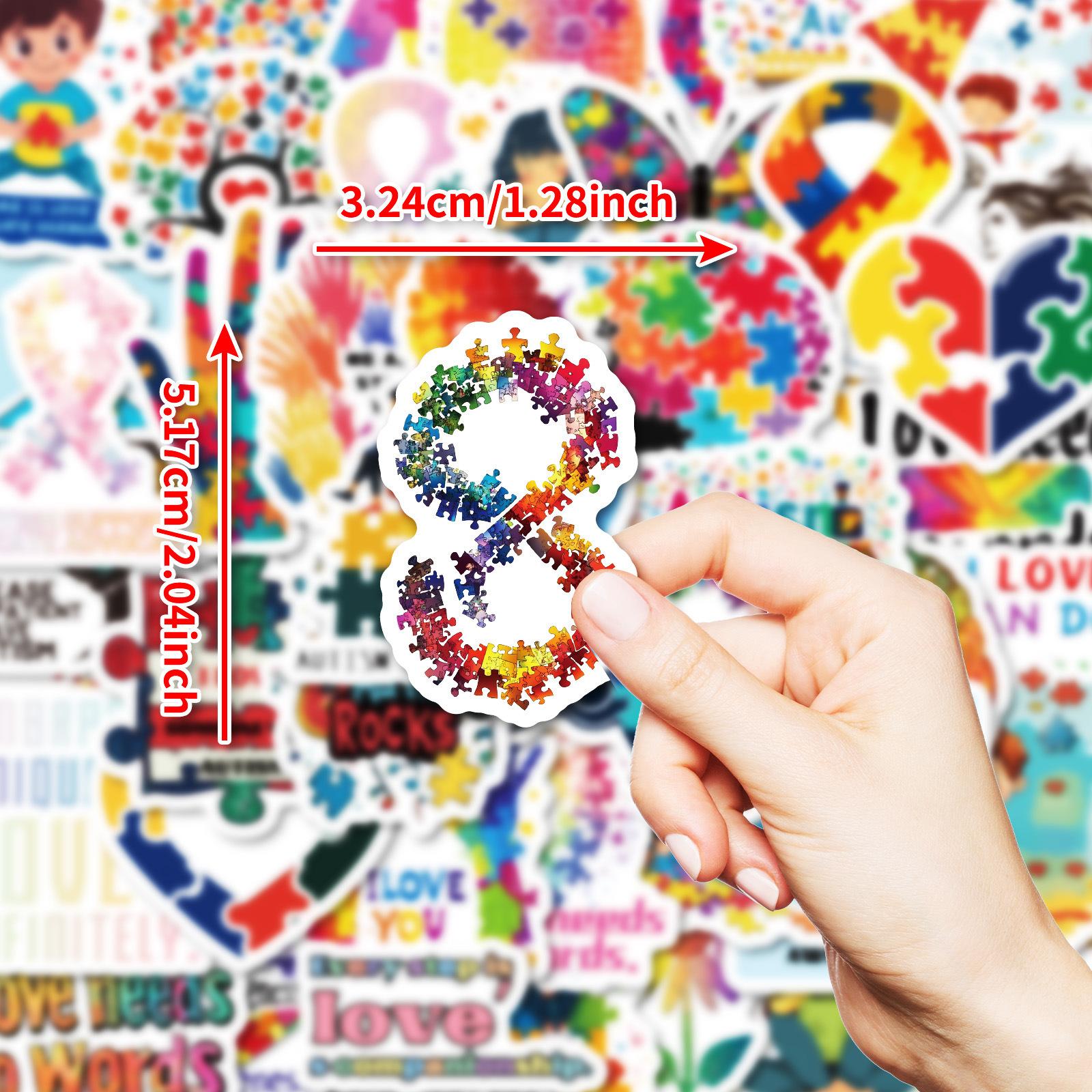 50 New Styles of Various Autism Cure Series Waterproof Decorative Stickers Stickers
50 New Styles of Various Autism Cure Series Waterproof Decorative Stickers Stickers