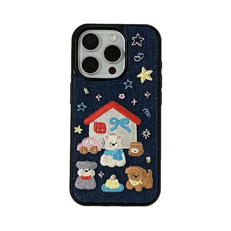 Модный Джинсовый Чехол для Телефона с Вышивкой Щенка для iPhone 16 15 13 14 Pro Max Ударопрочный Задний Чехол-Оболочка For iPhone 15 Pro
Модный Джинсовый Чехол для Телефона с Вышивкой Щенка для iPhone 16 15 13 14 Pro Max Ударопрочный Задний Чехол-Оболочка For iPhone 15 Pro