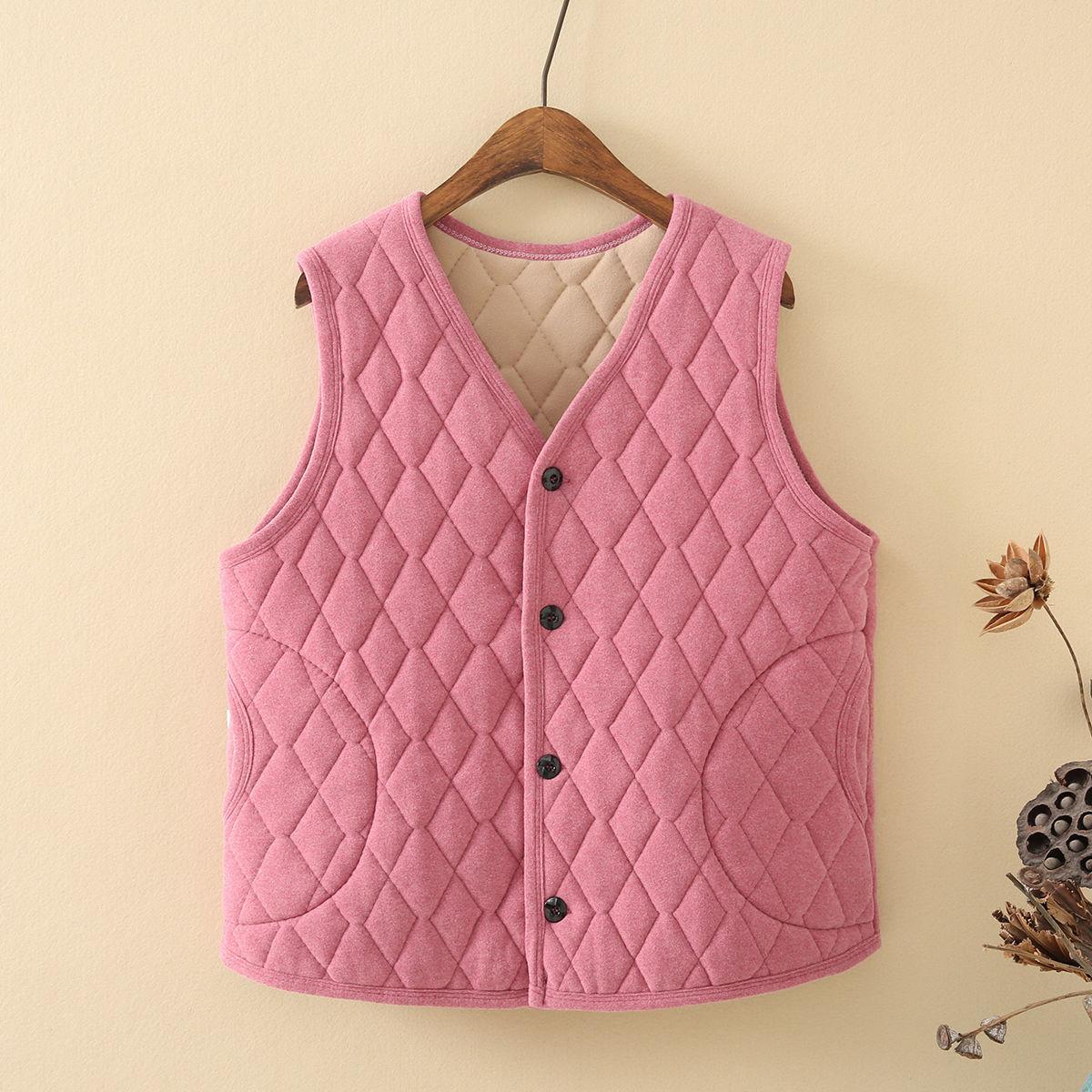 Autumn/Winter Mom s Thickened Cotton Vest Middle - Aged and Elderly Women s Short - length Slim -ming and All - match Warm Gilet Outer Coat 2XL рожевий
Autumn/Winter Mom s Thickened Cotton Vest Middle - Aged and Elderly Women s Short - length Slim -ming and All - match Warm Gilet Outer Coat 2XL рожевий