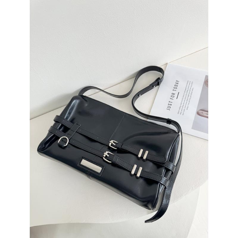 Универсальная сумка-тоут, модная сумка для通勤, одноплечевая сумка подмышкой, сумка через плечо чёрный