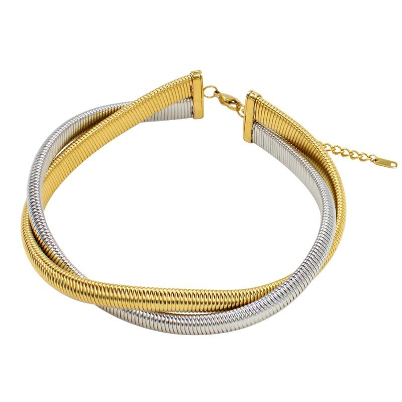 Personalized design bracelet necklace, female trend stainless steel set non-fading bracelet, collar collarbone chain
Personalized design bracelet necklace, female trend stainless steel set non-fading bracelet, collar collarbone chain