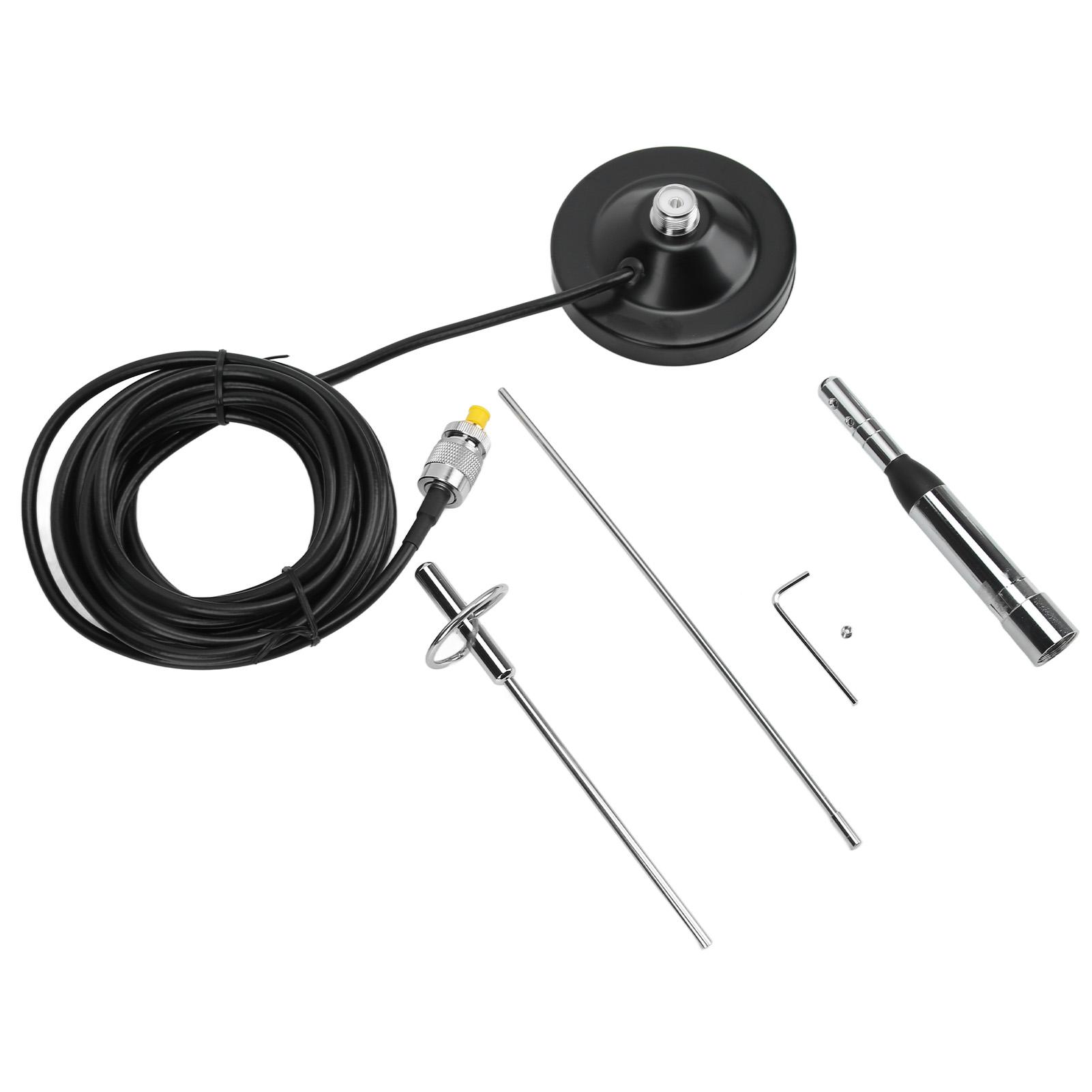 Автомобильная VHF UHF антенна на присоске с кабелем 5 м, комплект адаптеров SMA-мама, водонепроницаемая, Plug and Play
Автомобильная VHF UHF антенна на присоске с кабелем 5 м, комплект адаптеров SMA-мама, водонепроницаемая, Plug and Play