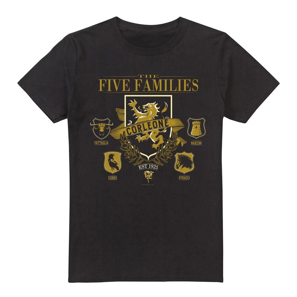 Godfather Five Families Logos 100% Cotton T-shirt Mens Tees Top S-2XL, Black 4XL
Godfather Five Families Logos 100% Cotton T-shirt Mens Tees Top S-2XL, Black 4XL