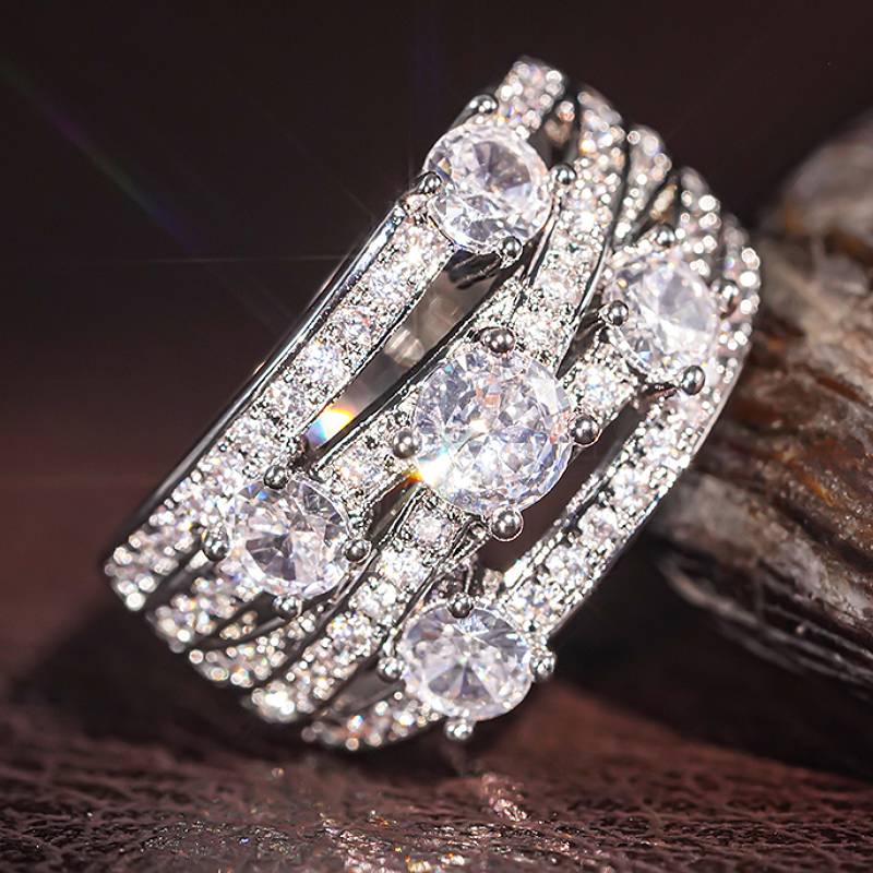 Huitan Fashion Women Ring Cross Design Inlaid Bright CZ Gorgeous Wedding Fashion Lady Finger Accessories Zircon for Engagement 8
Huitan Fashion Women Ring Cross Design Inlaid Bright CZ Gorgeous Wedding Fashion Lady Finger Accessories Zircon for Engagement 8