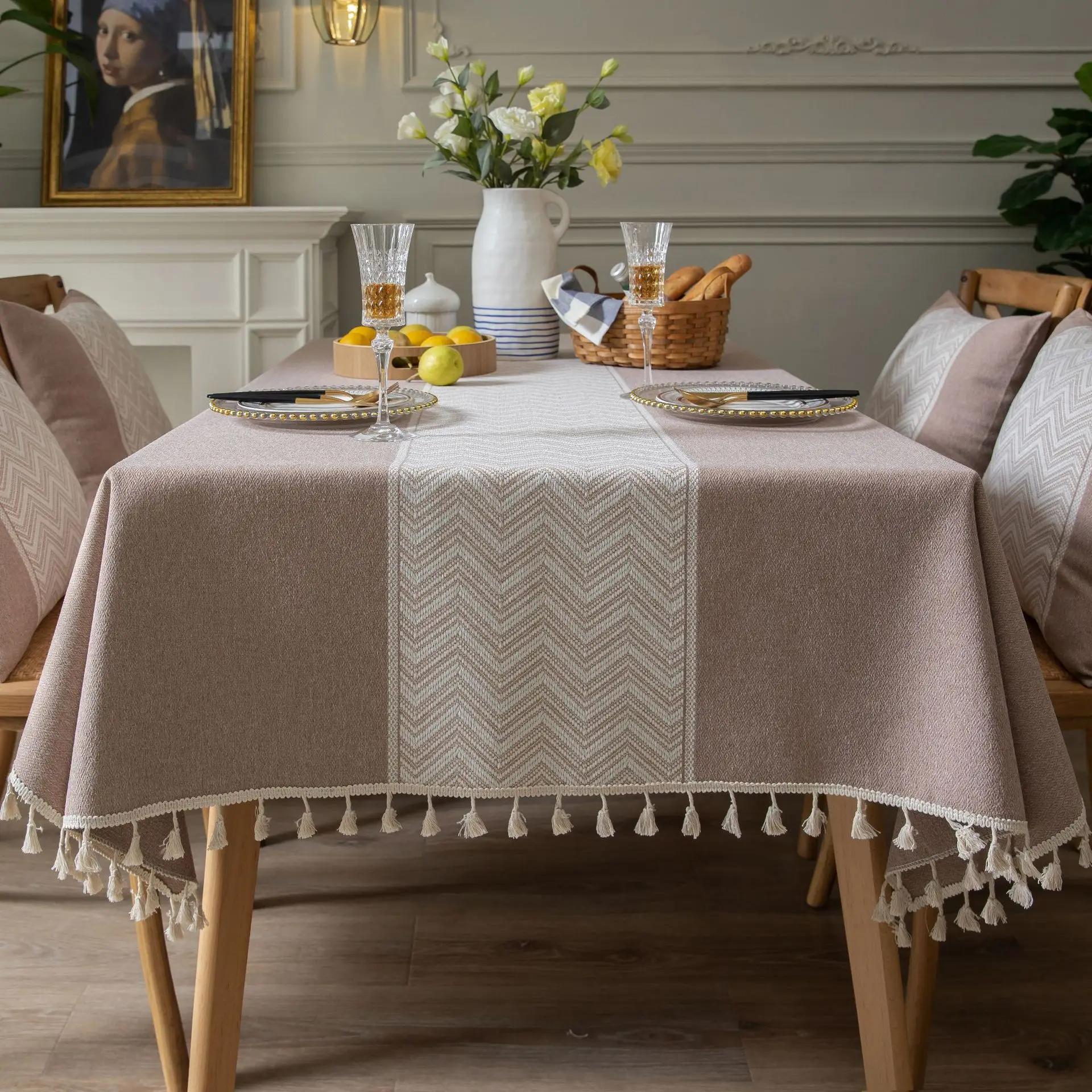 Table Cloth Japanese Style Imitation Cotton and Linen Diamond Jacquard Tablecloth Dining Table Cloth Rectangular 100x140cm
Table Cloth Japanese Style Imitation Cotton and Linen Diamond Jacquard Tablecloth Dining Table Cloth Rectangular 100x140cm