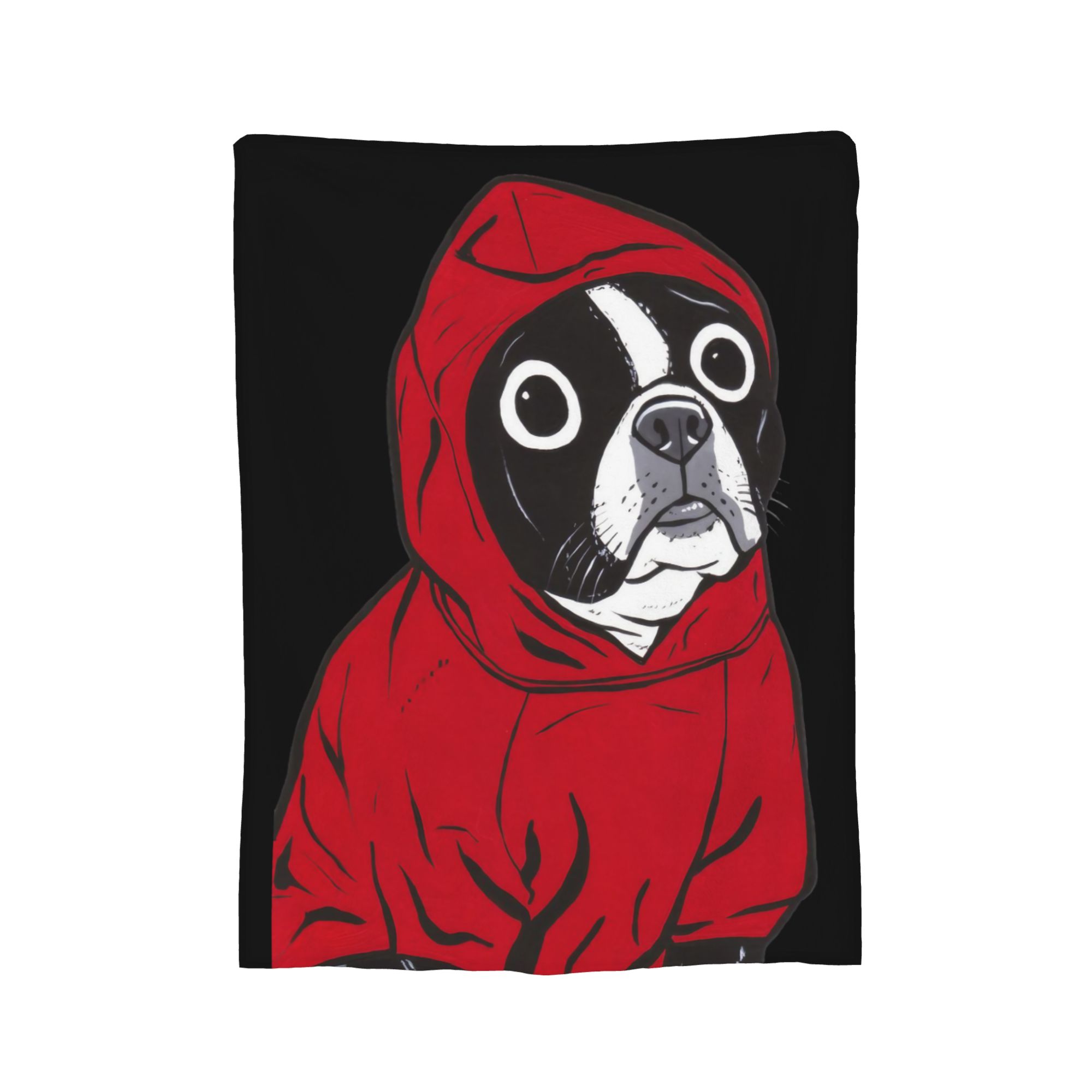 French Bulldog Blanket Velvet Spring/Autumn Boston Terrier in a Red Hoodie Throw Blankets for Sofa Bedroom Plush Thin Quilt 30x40in
French Bulldog Blanket Velvet Spring/Autumn Boston Terrier in a Red Hoodie Throw Blankets for Sofa Bedroom Plush Thin Quilt 30x40in