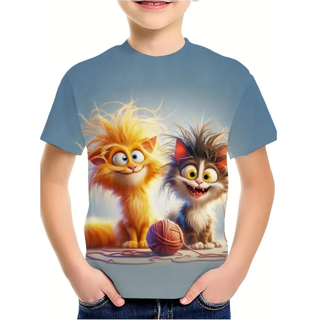 Kids Clothes Boys T-Shirt Girls Breathable Fashion O-Neck Tops Summer 110
Kids Clothes Boys T-Shirt Girls Breathable Fashion O-Neck Tops Summer 110