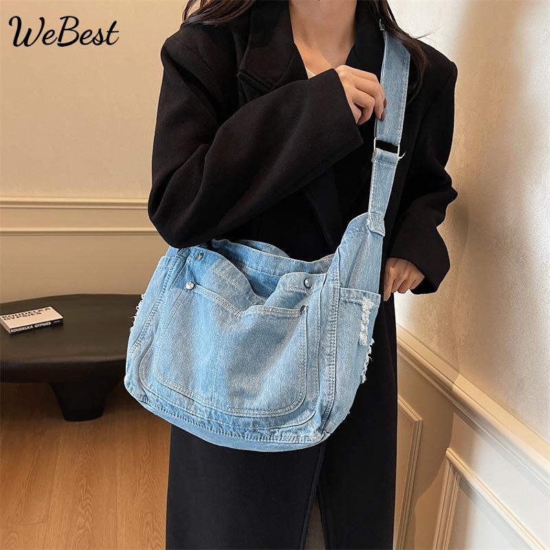 Large-capacity Commuter Denim Tote Bag, Women s Casual Shoulder Bag, Simple and Versatile Crossbody Bag светло-синий
Large-capacity Commuter Denim Tote Bag, Women s Casual Shoulder Bag, Simple and Versatile Crossbody Bag светло-синий