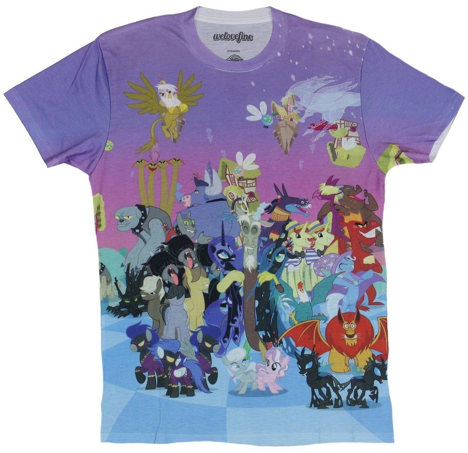 Футболка унисекс My Little Pony Giant Villains Allover, изображение в сублимационном стиле
Футболка унисекс My Little Pony Giant Villains Allover, изображение в сублимационном стиле