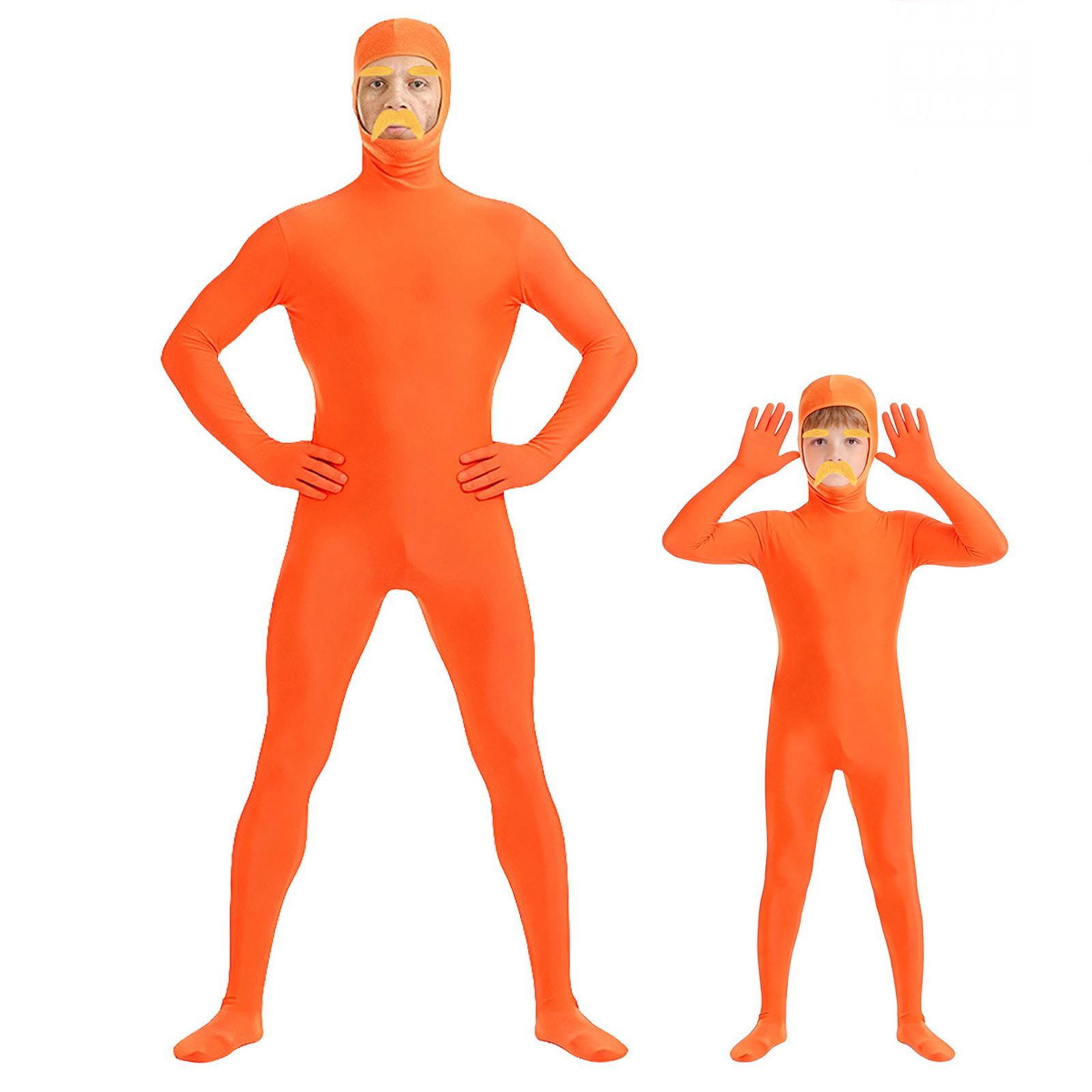 Orange Costume, Unisex Orange Full Body Suit With Fake Mustache And Eyebrow, Ideal For Party, Carnival, Halloween 150 помаранчевий
Orange Costume, Unisex Orange Full Body Suit With Fake Mustache And Eyebrow, Ideal For Party, Carnival, Halloween 150 помаранчевий