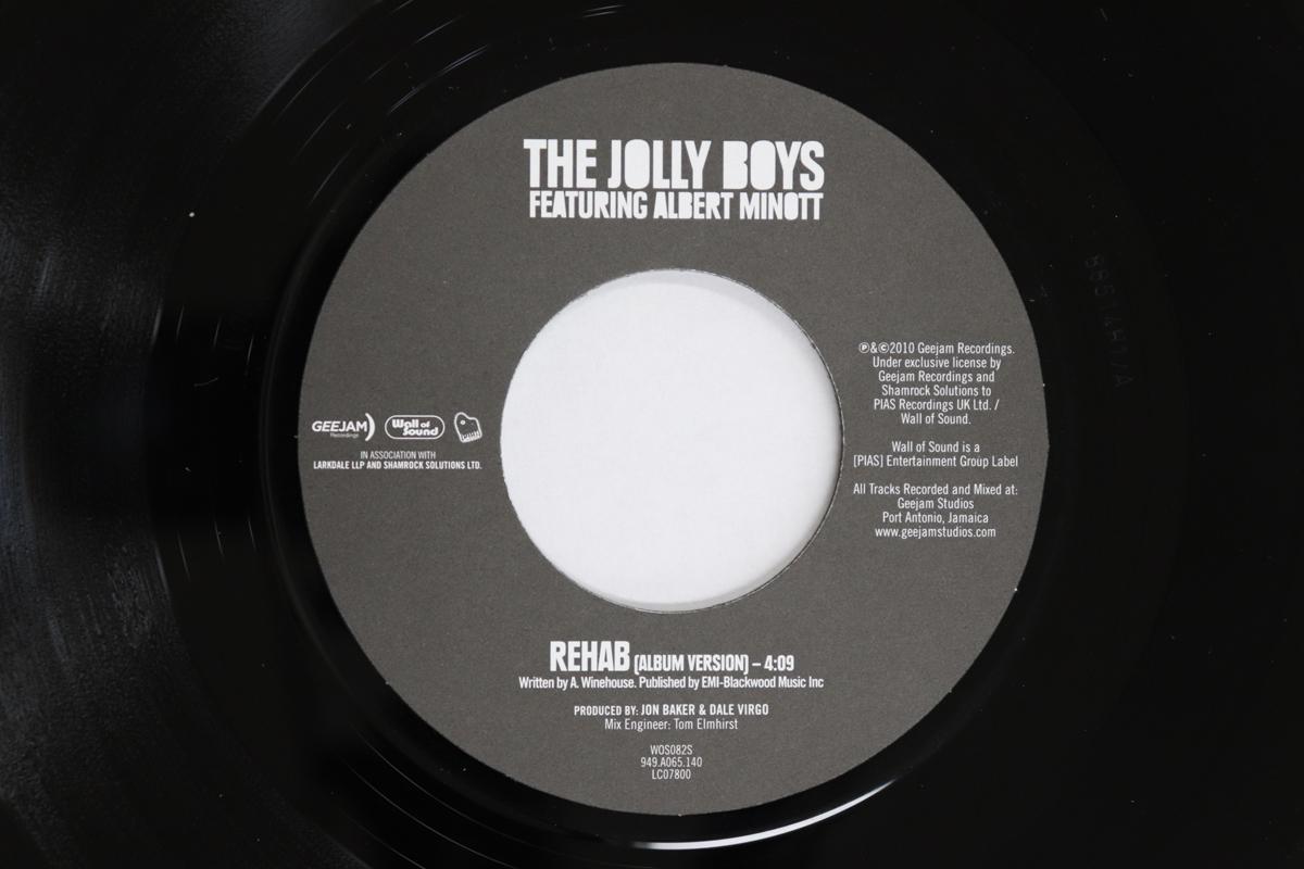 7inch Record JOLLY BOYS, ALBERT MINOTT - Rehab (Album Version) / Iron Bar WOS082S WALL OF SOUND 2010 UK Reggae, Ska & Dub Used
7inch Record JOLLY BOYS, ALBERT MINOTT - Rehab (Album Version) / Iron Bar WOS082S WALL OF SOUND 2010 UK Reggae, Ska & Dub Used