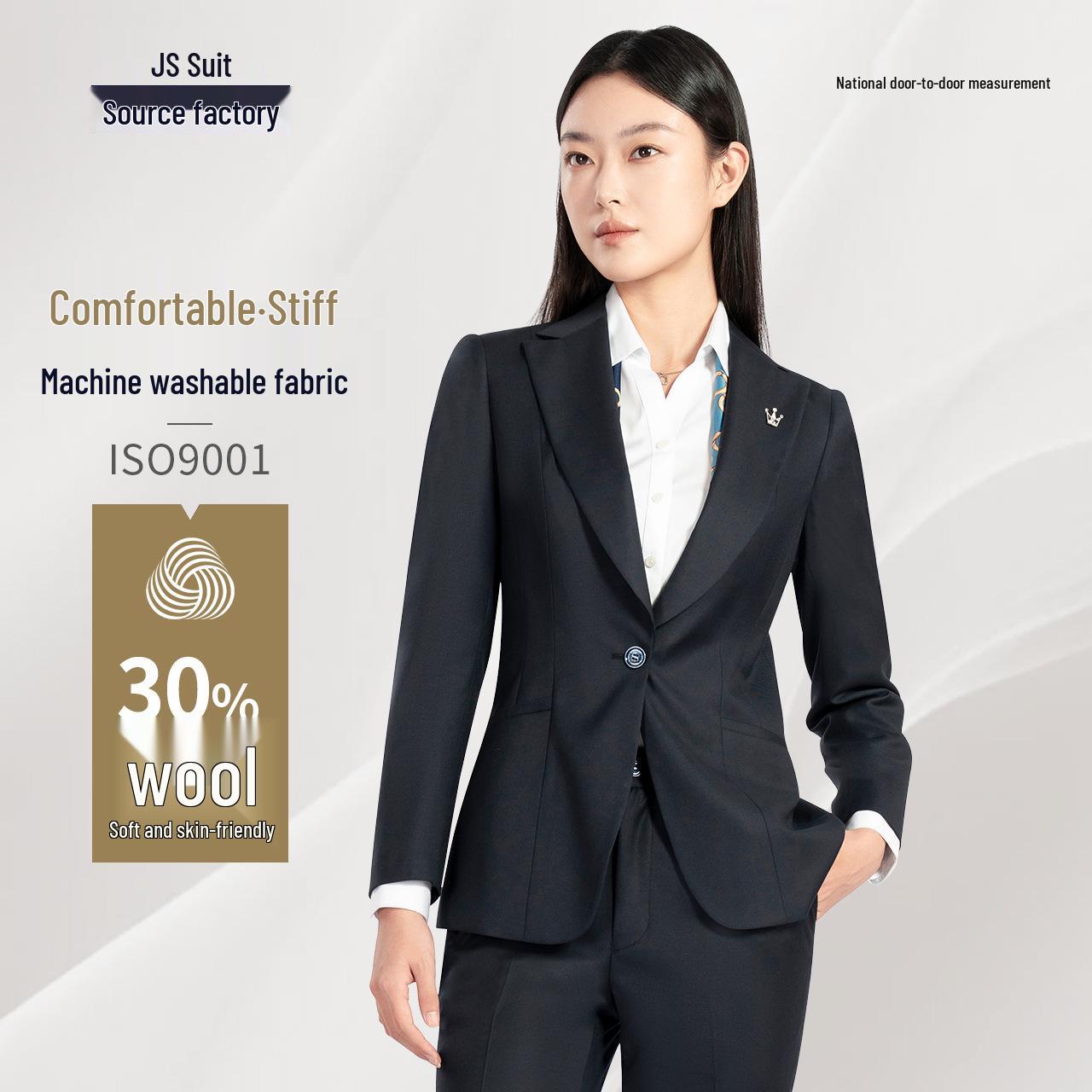 Jieshi Women s High-End Machine Washable Wool Suit Set - Professional Formal Blazer for Commuting and Work. 170/100
Jieshi Women s High-End Machine Washable Wool Suit Set - Professional Formal Blazer for Commuting and Work. 170/100