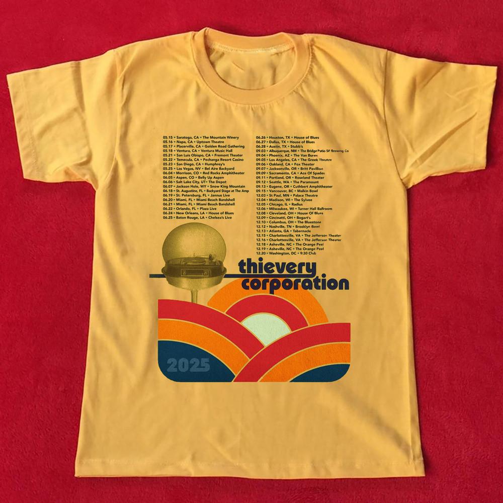 Thievery Corporation North American Tour 2025 T Shirt All Size S-5Xl Unisex T-Shirt L
Thievery Corporation North American Tour 2025 T Shirt All Size S-5Xl Unisex T-Shirt L