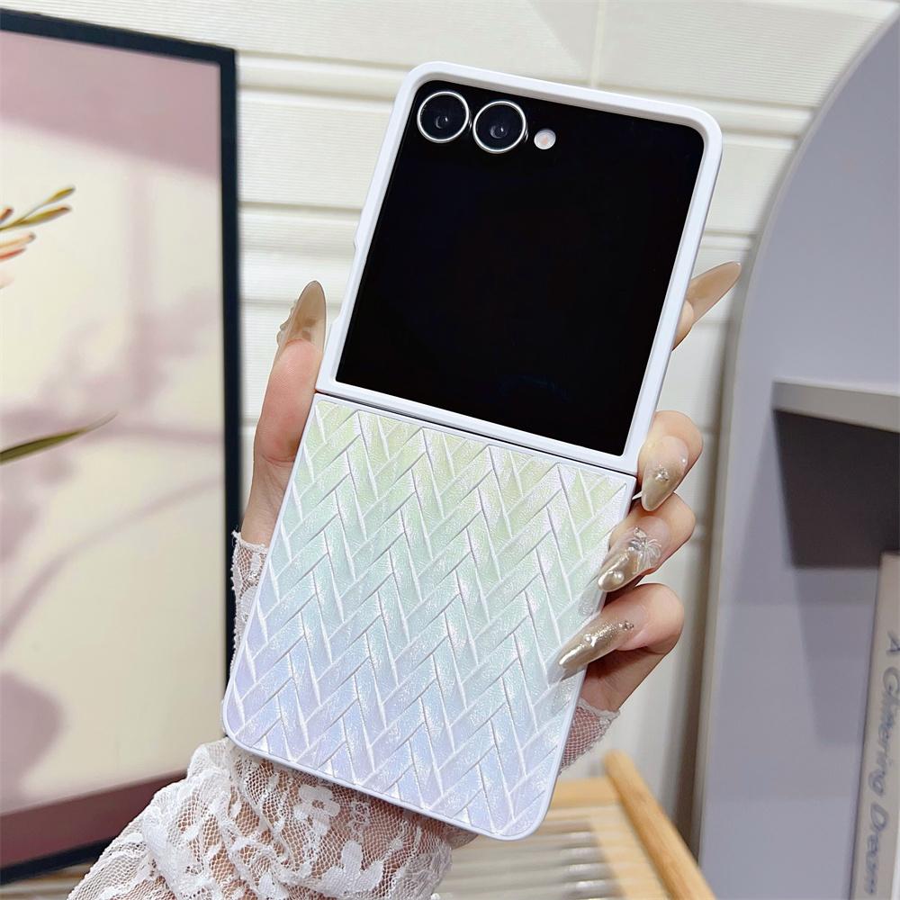 Luxury Colorful Glitter Weave Pattern Phone Case For Samsung Z Flip 7 6 zflip 5 4 3 zflip6 flip6 Shockproof Protector Back Cover Galaxy Z Flip7
Luxury Colorful Glitter Weave Pattern Phone Case For Samsung Z Flip 7 6 zflip 5 4 3 zflip6 flip6 Shockproof Protector Back Cover Galaxy Z Flip7