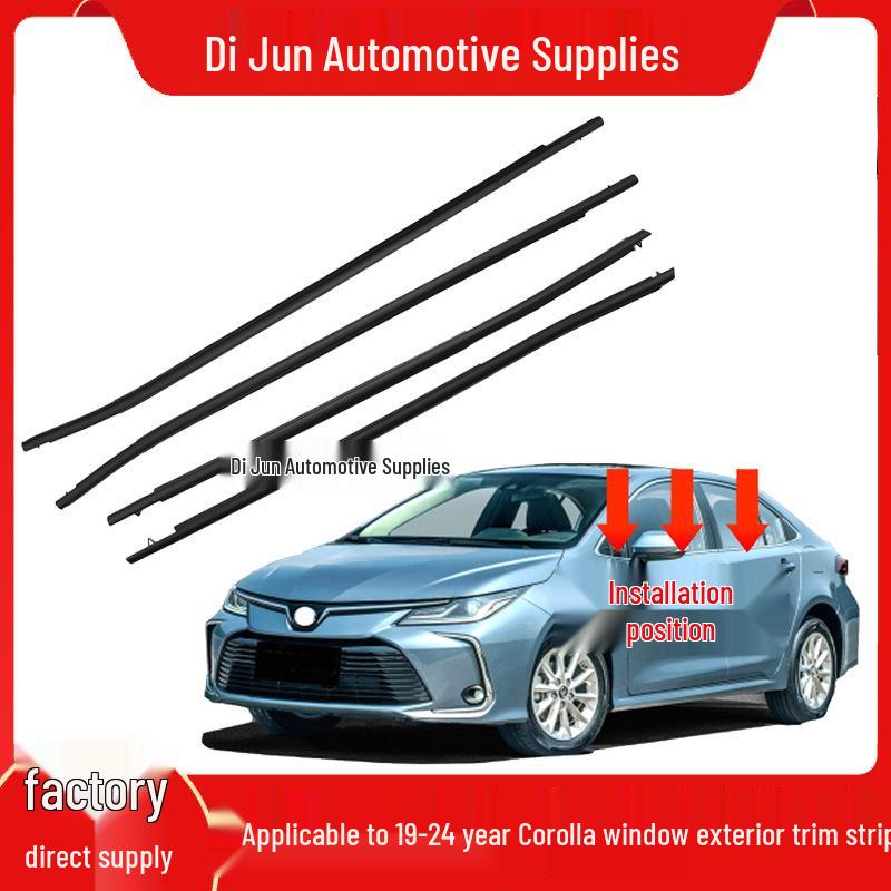 Toyota Corolla 19-24 Window Weatherstrip Levin Hybrid Electroplated Waterproof Trim Left Front Door (Black)
Toyota Corolla 19-24 Window Weatherstrip Levin Hybrid Electroplated Waterproof Trim Left Front Door (Black)