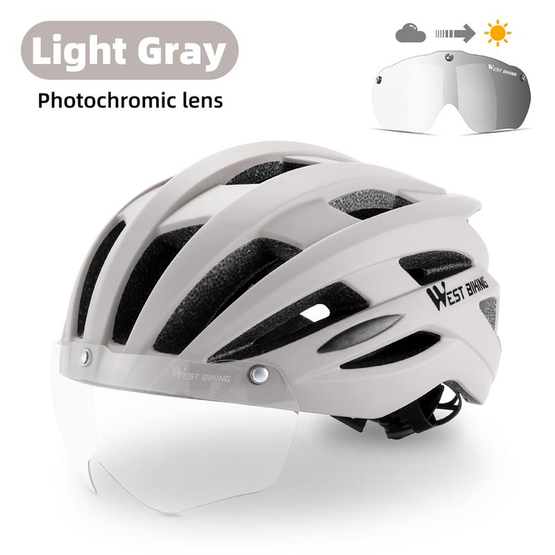 WEST BIKING Bicycle Helmet Adjustable Magnetic Suction Lens Cycling Helmet MTB Road Bike Breathable Safety Helmet Bike Equipment 56 To 61cm
WEST BIKING Bicycle Helmet Adjustable Magnetic Suction Lens Cycling Helmet MTB Road Bike Breathable Safety Helmet Bike Equipment 56 To 61cm