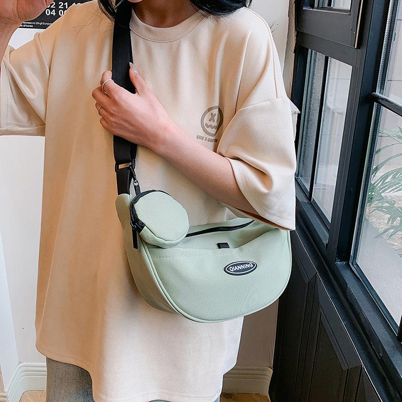 Trend versatile dumplings diagonal span bag niche sports leisure couple bag men s and women s shoulder bag personalized messenger bag one size fits all білий
Trend versatile dumplings diagonal span bag niche sports leisure couple bag men s and women s shoulder bag personalized messenger bag one size fits all білий