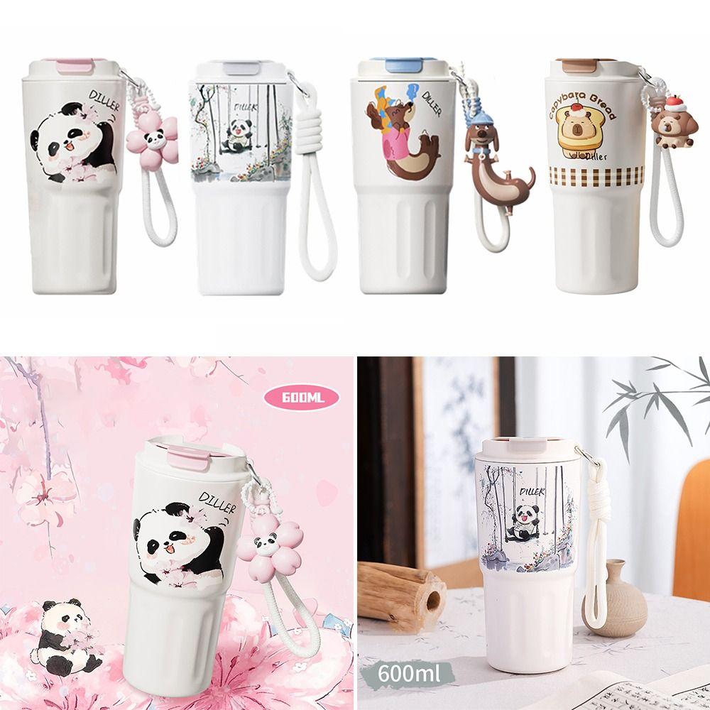 600ML Insulated Thermal Mug Large Capacity Coffee Cup Cartoon Vacuum Flask Outdoor Swing Panda
600ML Insulated Thermal Mug Large Capacity Coffee Cup Cartoon Vacuum Flask Outdoor Swing Panda