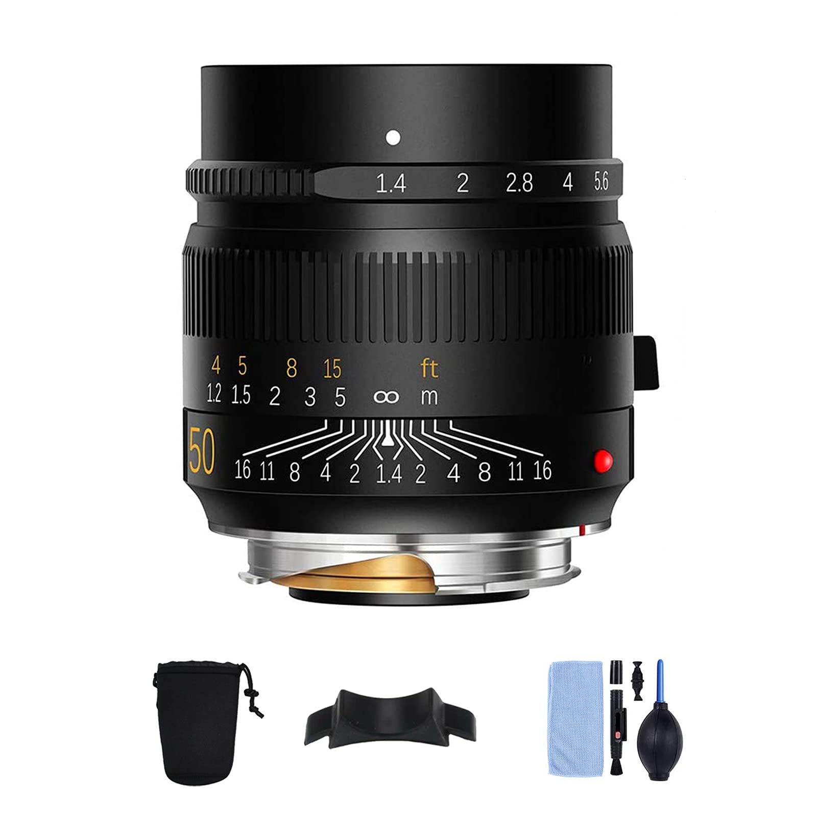 TTArtisan Master Optics 50mm ASPH Manual Focus Full Frame Manual Lens Compatible with Leica M Mount Cameras M10M Authorized Black F1.4 M2, M3, M4, M5,
TTArtisan Master Optics 50mm ASPH Manual Focus Full Frame Manual Lens Compatible with Leica M Mount Cameras M10M Authorized Black F1.4 M2, M3, M4, M5,