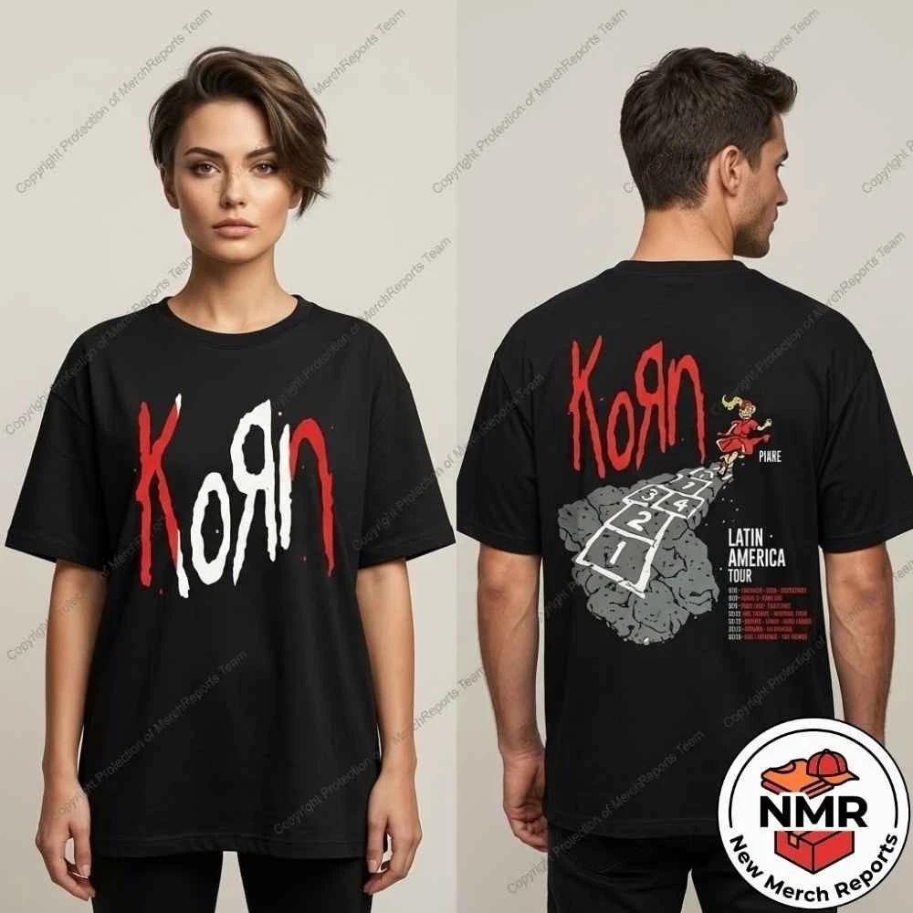 Kornn Latin! America Tour 2026 Lima Costa 21 May 5 Tour Dates Tee M
Kornn Latin! America Tour 2026 Lima Costa 21 May 5 Tour Dates Tee M