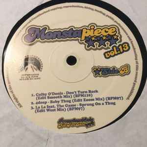 12inch Record VARIOUS - Monstapiece Vol.13 HIP0805105 Hip Hop Classic Unkn Unknown Rap & Hip-Hop/R&B Used
12inch Record VARIOUS - Monstapiece Vol.13 HIP0805105 Hip Hop Classic Unkn Unknown Rap & Hip-Hop/R&B Used