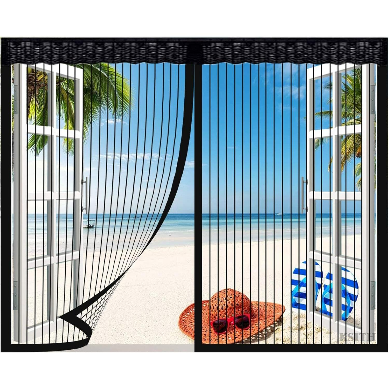 Magnetic Window Net, Transparent Washable Automatically Seal Mesh Window, Easy to Install Without Drilling, for Any Kind of Windows чёрный
Magnetic Window Net, Transparent Washable Automatically Seal Mesh Window, Easy to Install Without Drilling, for Any Kind of Windows чёрный