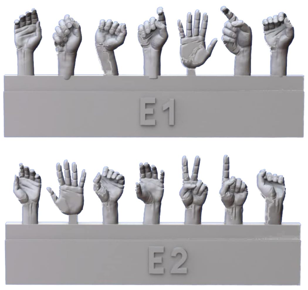 Royal Model General Purpose Hand Assorted Set Hand Sending Hand Sign Пластиковые детали модели RM959 1/35 No.5
Royal Model General Purpose Hand Assorted Set Hand Sending Hand Sign Пластиковые детали модели RM959 1/35 No.5