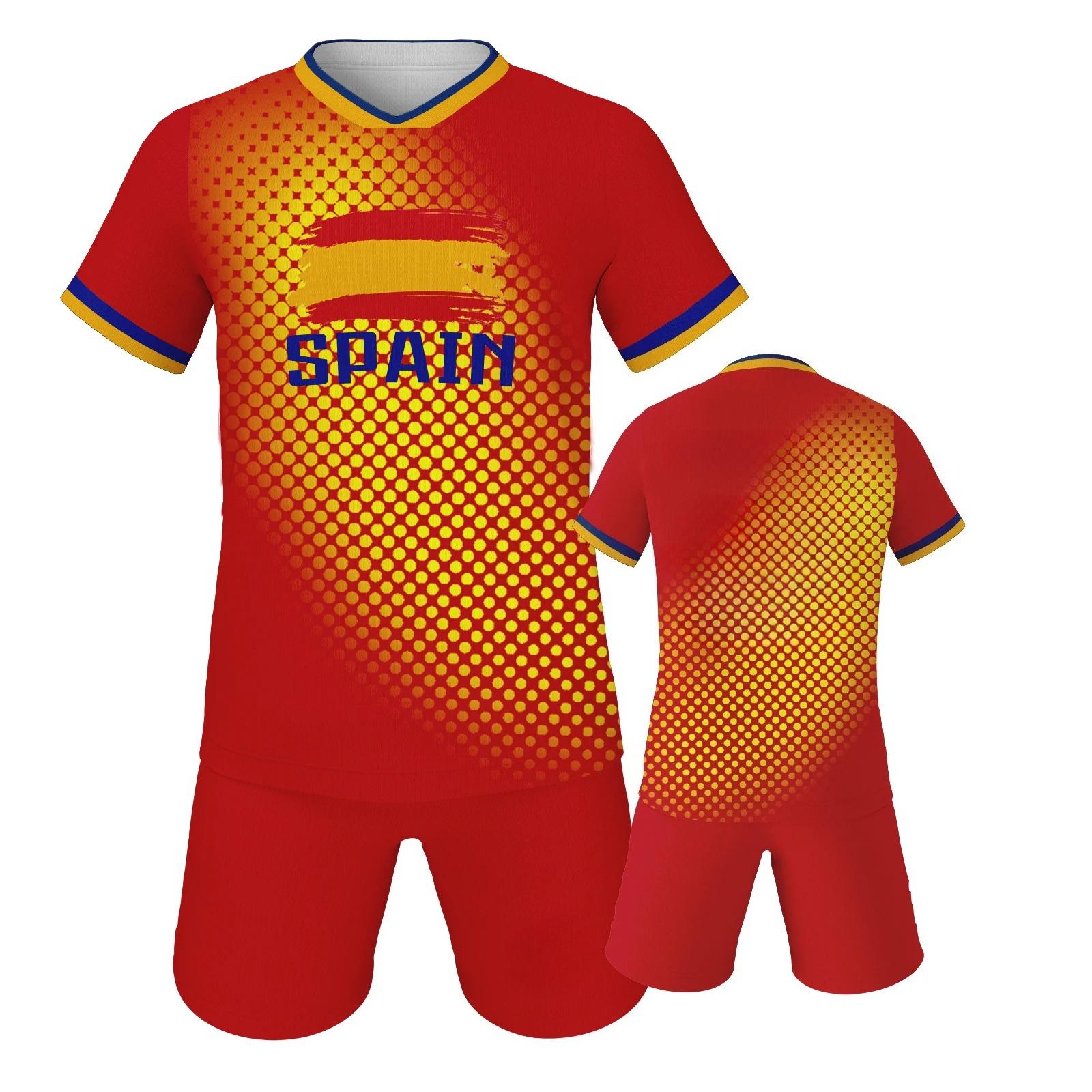 Spain Soccer Jersey Sets Football Kit Training Outfit Soccer Uniform XXXL
Spain Soccer Jersey Sets Football Kit Training Outfit Soccer Uniform XXXL