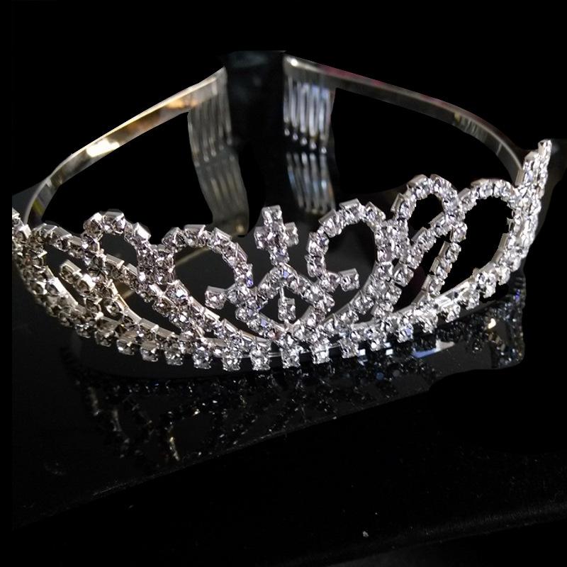 Bridal crown cross crown wedding banquet rhinestone triple crown crown rhinestone tiara
Bridal crown cross crown wedding banquet rhinestone triple crown crown rhinestone tiara