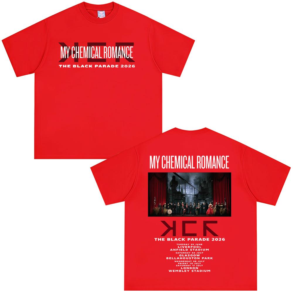 Rock Band My Chemical RoUnisexce Tshirt The Black Parade 2026 Tour Tshirts Unisexs Women Clothing Cotton Casual Y2K Top Streetwear M
Rock Band My Chemical RoUnisexce Tshirt The Black Parade 2026 Tour Tshirts Unisexs Women Clothing Cotton Casual Y2K Top Streetwear M