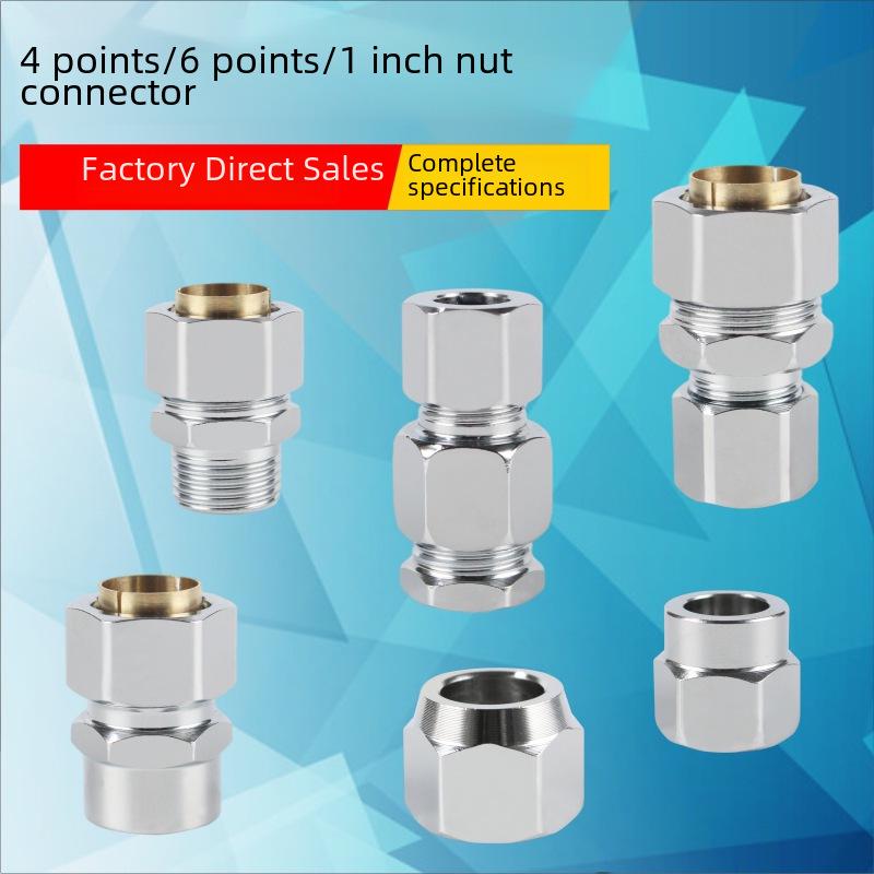 3-Piece Stainless Steel Gas Pipe Nut Set with No-Knock Wave for Natural Gas Conversion, 3/8 , 3/4 , 1 Quick Connectors
3-Piece Stainless Steel Gas Pipe Nut Set with No-Knock Wave for Natural Gas Conversion, 3/8 , 3/4 , 1 Quick Connectors