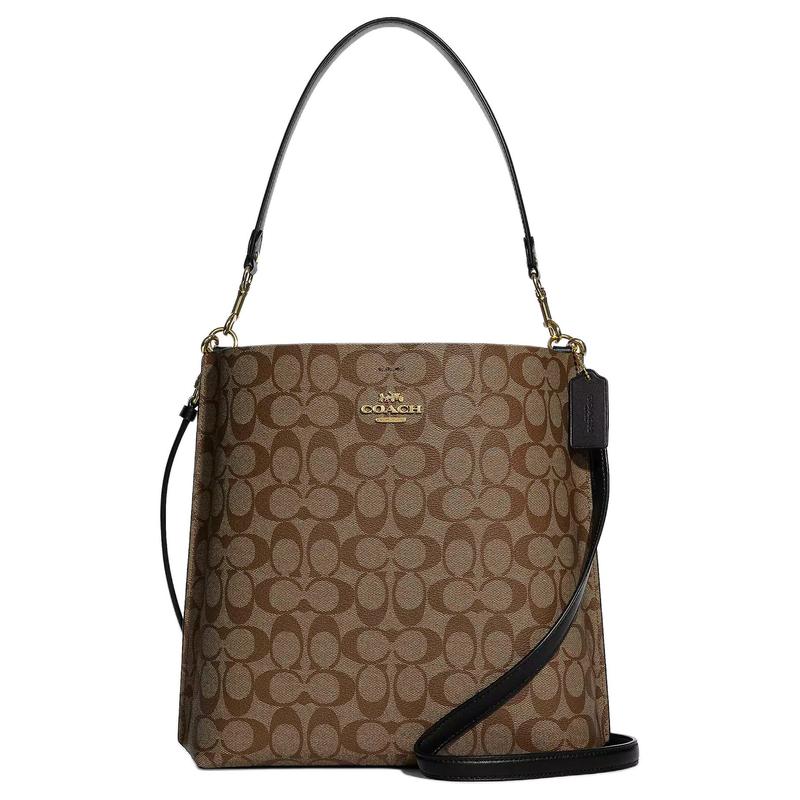 COACH handbag Mollie classic presbyopic snap closure detachable handle shoulder strap canvas with leather bucket bag crossbody shoulder bag 28 women s чорний
COACH handbag Mollie classic presbyopic snap closure detachable handle shoulder strap canvas with leather bucket bag crossbody shoulder bag 28 women s чорний