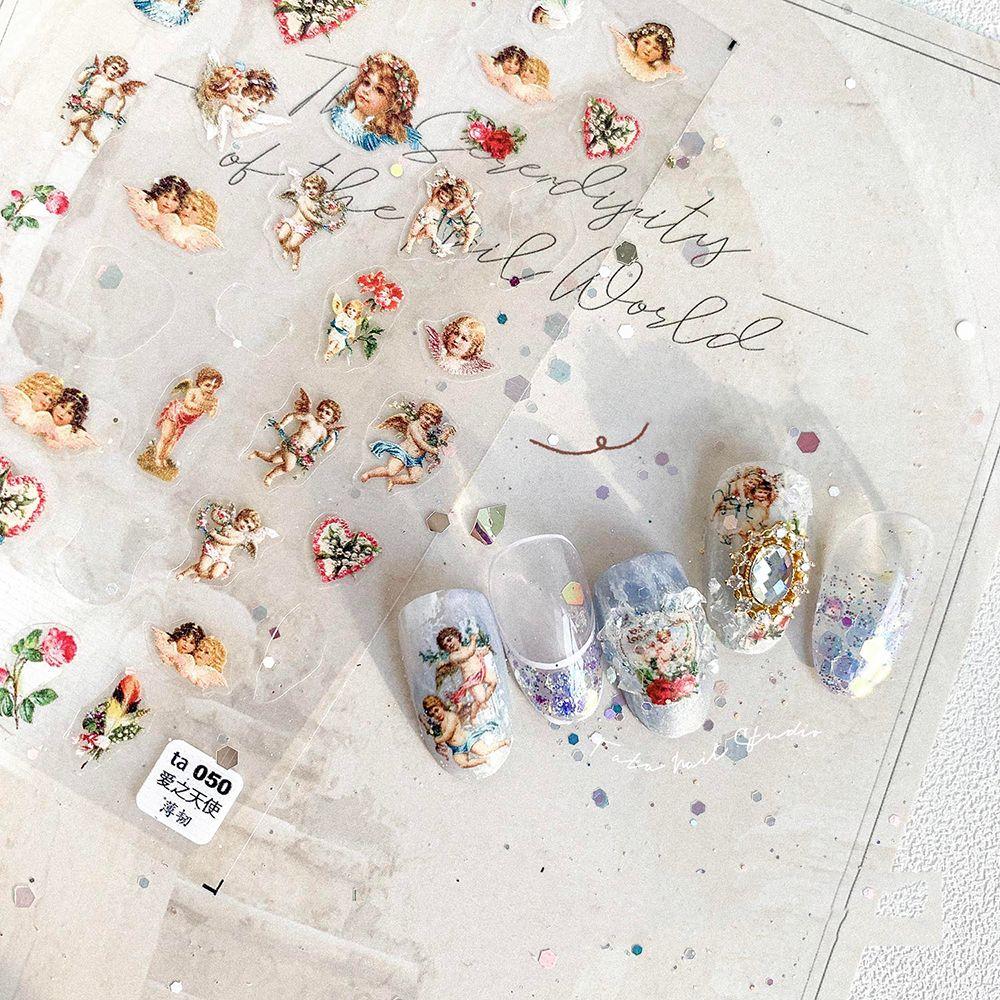Flowers 5D Relief Manicure Accessories DIY Nail Art Decoration Nail Decal Angel Nail Art Stickers 2
Flowers 5D Relief Manicure Accessories DIY Nail Art Decoration Nail Decal Angel Nail Art Stickers 2