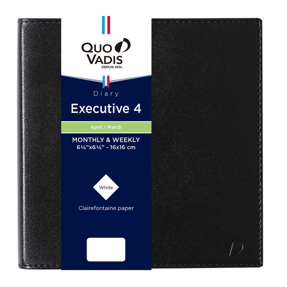 QUOVADIS Executive 4/SoHo Diary (Vertical Weekly, Square 16x16cm) black qv66205bk чёрный
QUOVADIS Executive 4/SoHo Diary (Vertical Weekly, Square 16x16cm) black qv66205bk чёрный