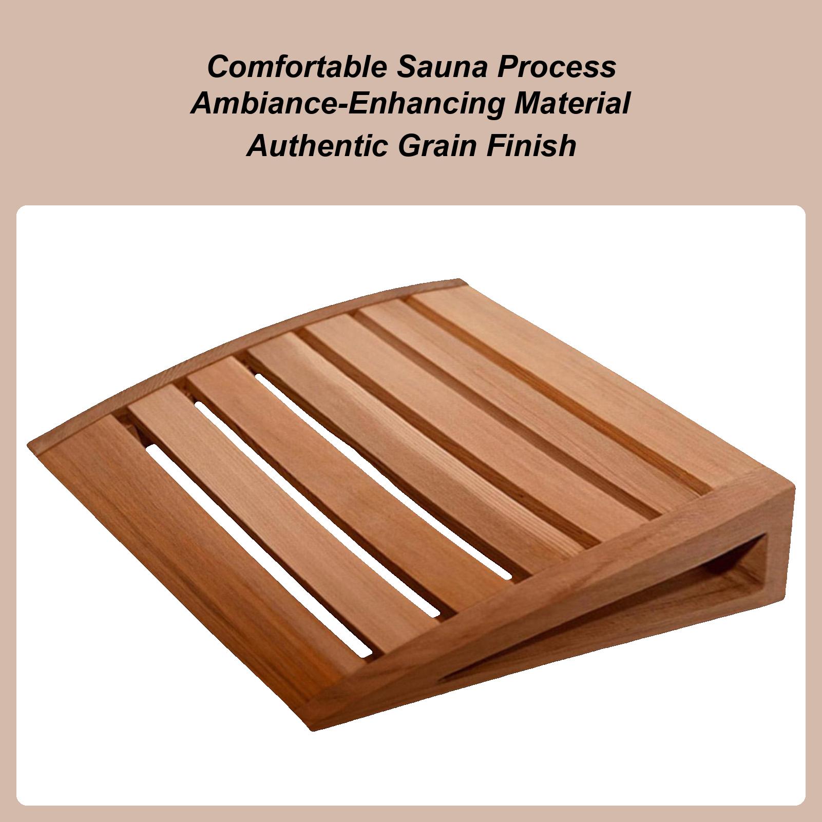 Sauna Pillow Natural Wooden Non-slip Ergonomic Sauna Headrest Back Cushion For Home Room Commercial Resting Relaxing Relieving China Mainland
Sauna Pillow Natural Wooden Non-slip Ergonomic Sauna Headrest Back Cushion For Home Room Commercial Resting Relaxing Relieving China Mainland
