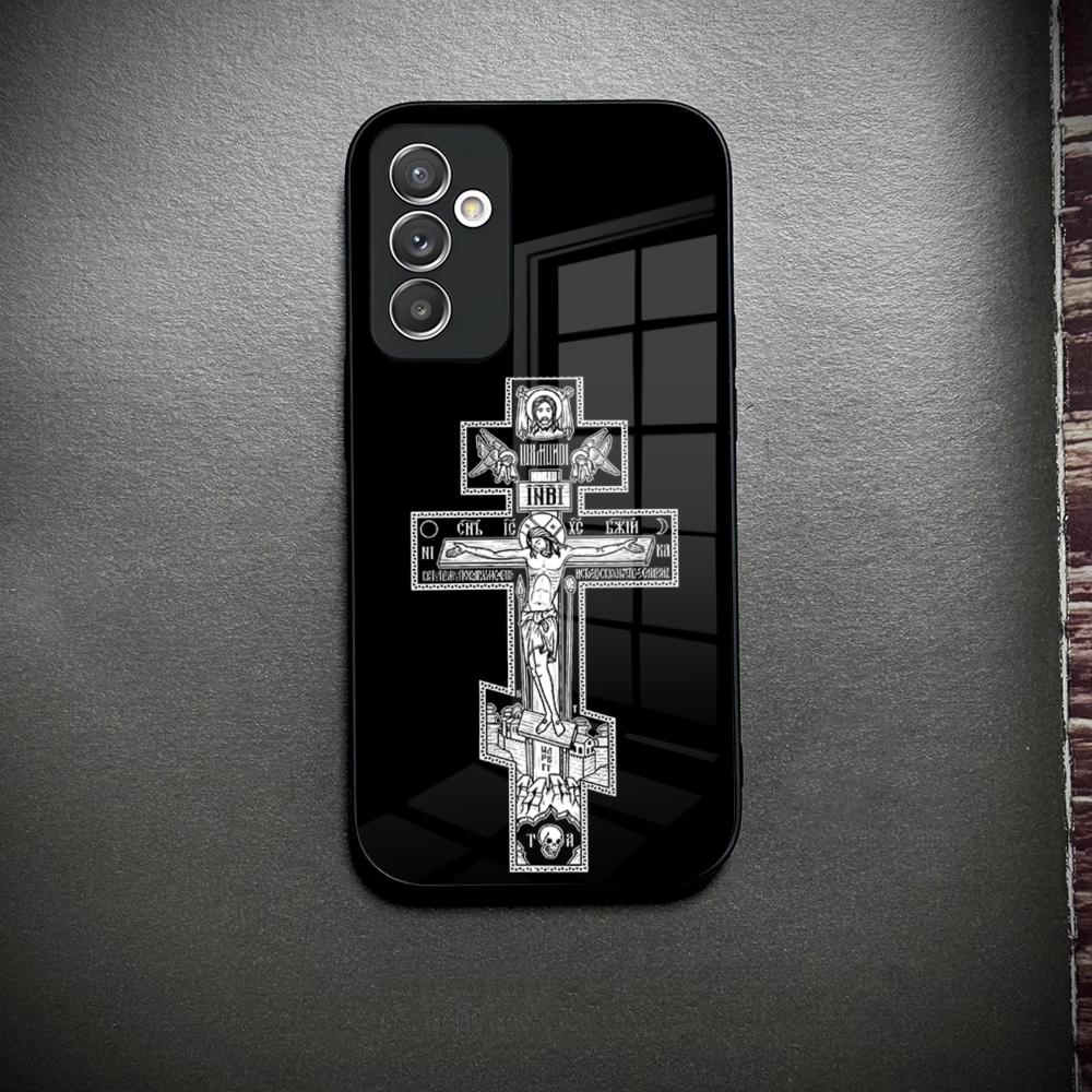 Orthodox Cross I-Icon Phone Case Glass For Samsung Galaxy S26 S23 S25 S24 S21 S22 S20 Ultra Fe Plus A34 A15 A14 Cover Galaxy S20 FE
Orthodox Cross I-Icon Phone Case Glass For Samsung Galaxy S26 S23 S25 S24 S21 S22 S20 Ultra Fe Plus A34 A15 A14 Cover Galaxy S20 FE