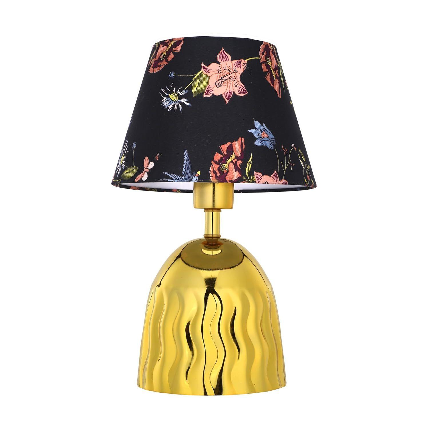 Serin Table Lamp for Home - Golden with Floral Lamp Shade | Beautiful Modern Bedside Night Lamp for Bedroom & Living Room |
Serin Table Lamp for Home - Golden with Floral Lamp Shade | Beautiful Modern Bedside Night Lamp for Bedroom & Living Room |