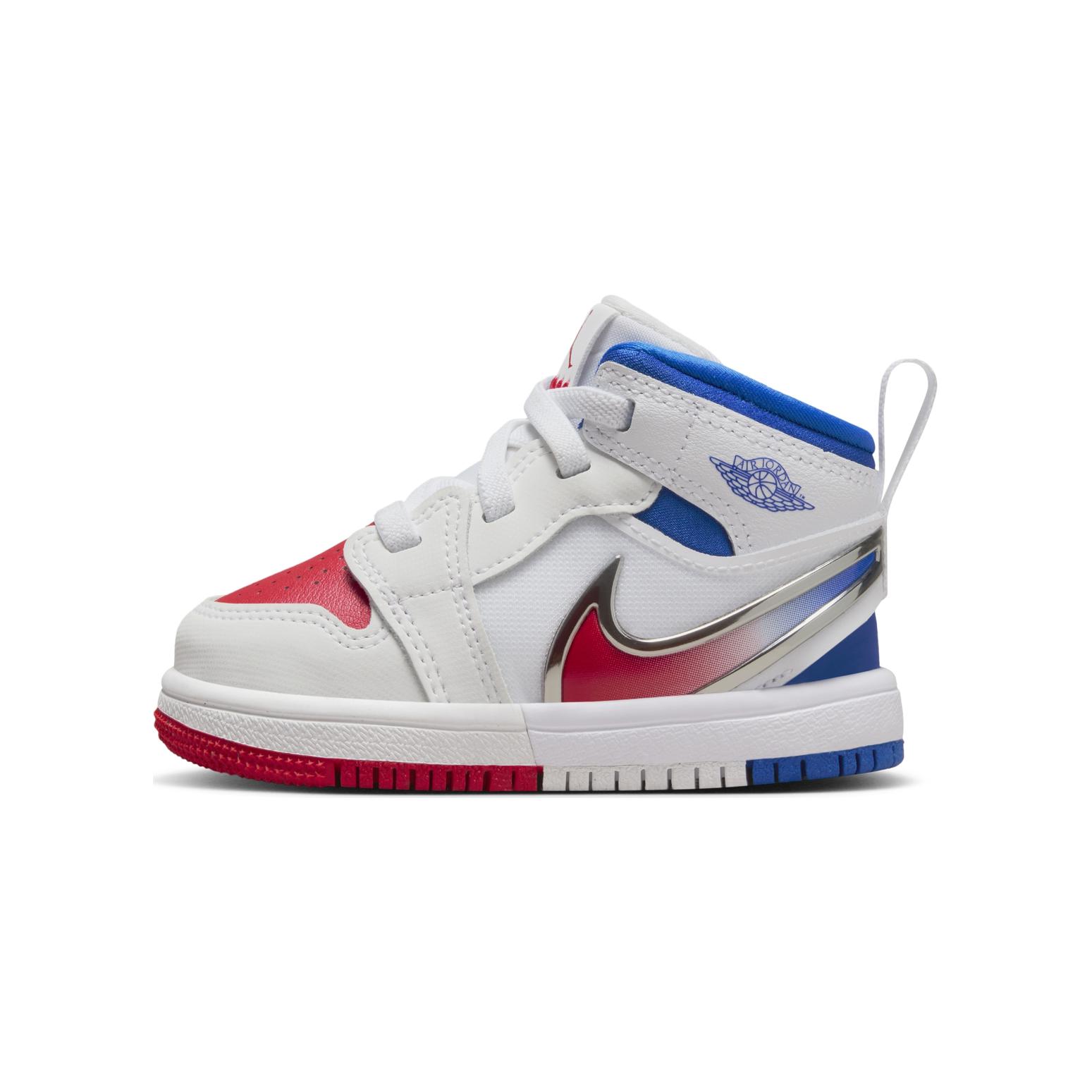 Кроссовки Air Jordan 1 Mid RM EasyOn TD White Racer Blue Red Baby Siren-Red FQ1283-100 25
Кроссовки Air Jordan 1 Mid RM EasyOn TD White Racer Blue Red Baby Siren-Red FQ1283-100 25