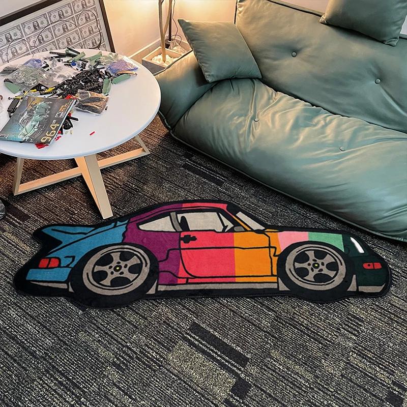 Rainbow Car Rug Home Decoration Cartoon Carpet Bedroom Bedside Area Rugs Living Room Soft Long Strip Floor Mat
Rainbow Car Rug Home Decoration Cartoon Carpet Bedroom Bedside Area Rugs Living Room Soft Long Strip Floor Mat