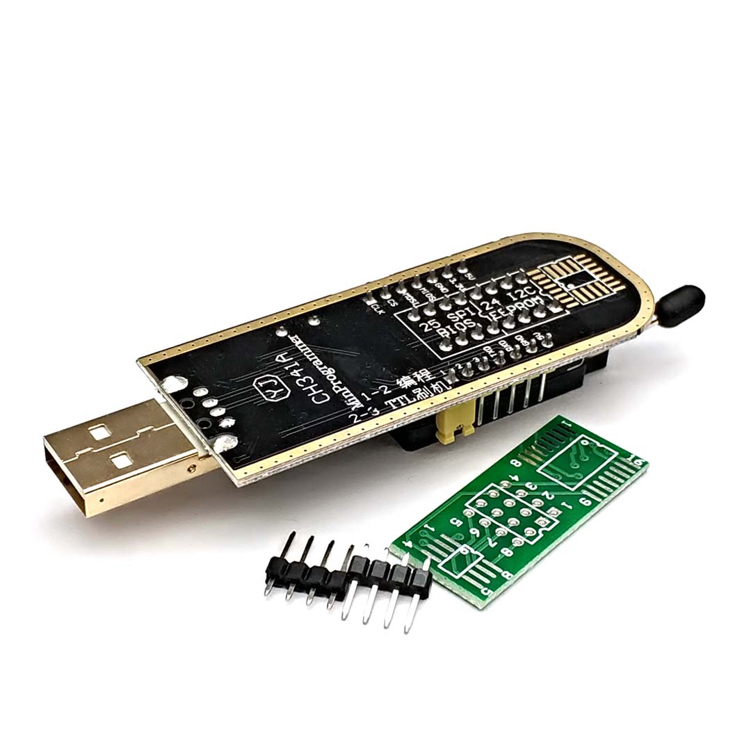 CH341A 24 25 Серія EEPROM Flash BIOS Модуль програмування USB + SOIC8 SOP8 Тестовий кліп для EEPROM 93CXX / 25CXX / 24CXX DIY KIT SOIC8 SOP8 Test Clip
CH341A 24 25 Серія EEPROM Flash BIOS Модуль програмування USB + SOIC8 SOP8 Тестовий кліп для EEPROM 93CXX / 25CXX / 24CXX DIY KIT SOIC8 SOP8 Test Clip