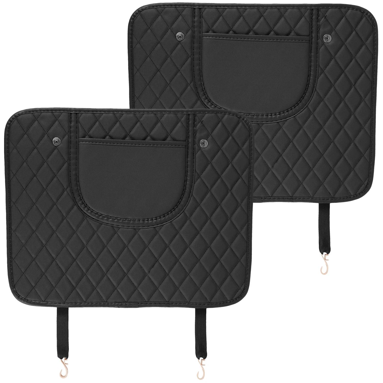 2Pcs PU Leather Car Anti Kick Mat Protector Pad Auto Seat Back Protector Cover Back Seat Organizer with Storage Bag Waterproof
2Pcs PU Leather Car Anti Kick Mat Protector Pad Auto Seat Back Protector Cover Back Seat Organizer with Storage Bag Waterproof