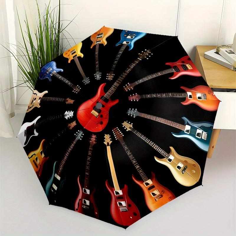 Automatic Open/Close Guitar Umbrella with Shielding & - Electric Guitar Collection Design (Red, Blue, Orange, Teal, Black) - S (as the picture,Iron&8K)
Automatic Open/Close Guitar Umbrella with Shielding & - Electric Guitar Collection Design (Red, Blue, Orange, Teal, Black) - S (as the picture,Iron&8K)